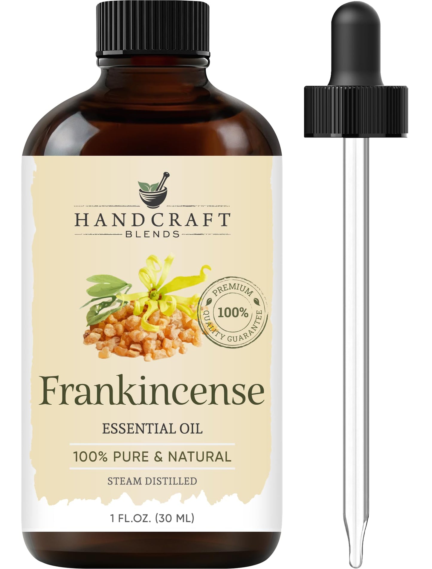 Handcraft Blends Lavender Essential Oil – Huge 4 Fl Oz – 100% Pure and Natural – Premium Grade Essential Oil for Diffuser and Aromatherapy, Skin, Massage, Candle and Soap Making Fragrance