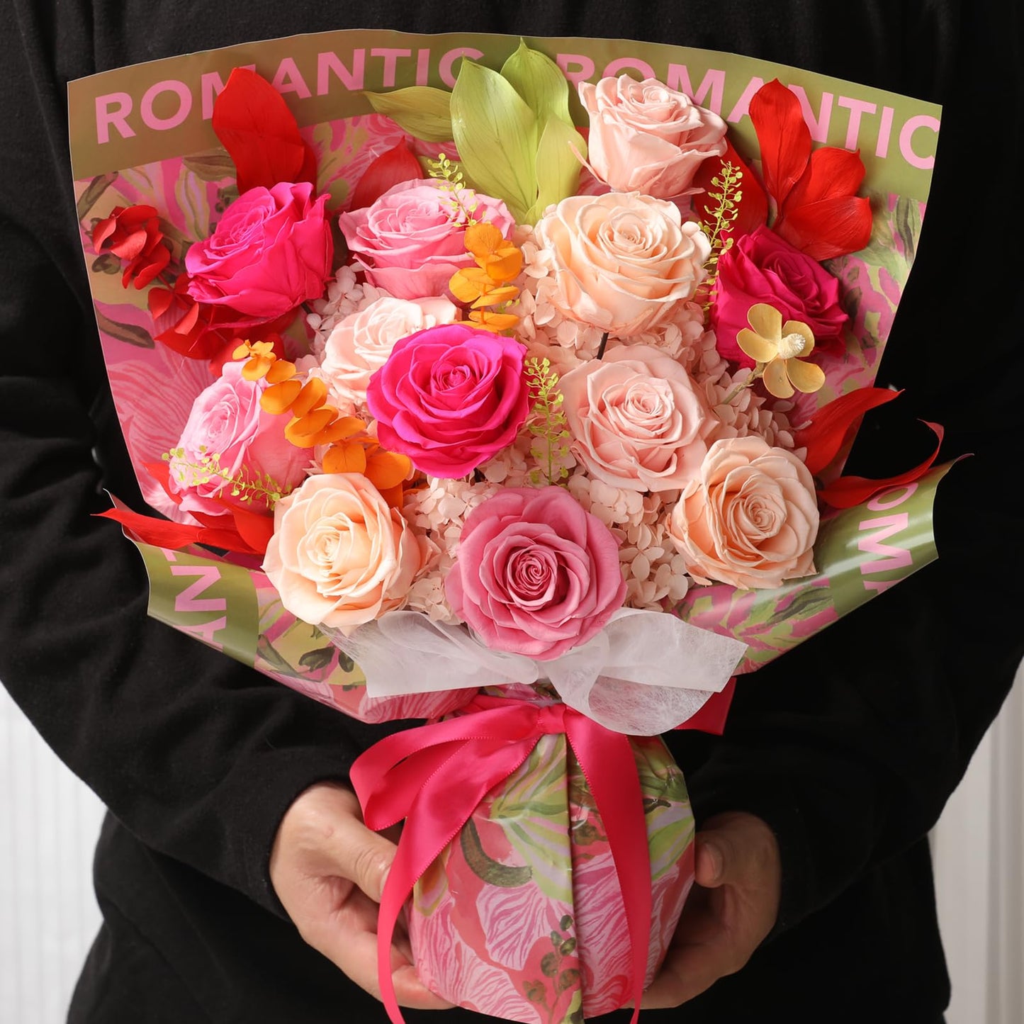 lovenfold Flowers for Delivery,Preserved Flowers Bouquets,Purple Rose Bouquets That Last 1-3 Years,Birthday Flowers Gifts for Women Mom Grandma Wife Friends