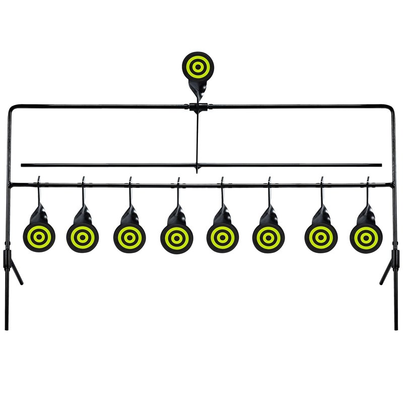 KNINE OUTDOORS 8 Targets Air Gun Pellet BB Gun Resetting Target, Rated for .22 .177 Caliber