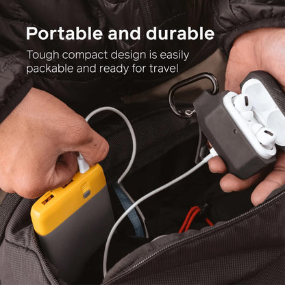 BioLite, Charge 20 PD, 6,000 mAh Multiple Device Portable Power Bank, 18 W USB-C in/Out and USB-A Out