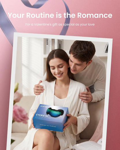 RENPHO Eye Massager with Heat, Valentines Day Gifts for Her Him Birthday Gifts for Women Mom, FSA Eligible HSA Eye Mask for Migraine,Sleep Mask for Dry Eyes Relax, Handheld Massager Eyeris 1