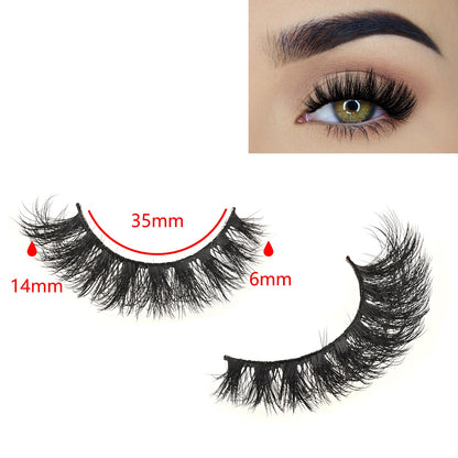 FARRED Mink Lashes Short Fluffy Eyelashes Wispy Natural Eyelash Pack Full Volume Lash Strips 10 Pairs Wispies Fake Strip Lashes Natural Look False Eye Lash Russian Looking for Everyday Makeup