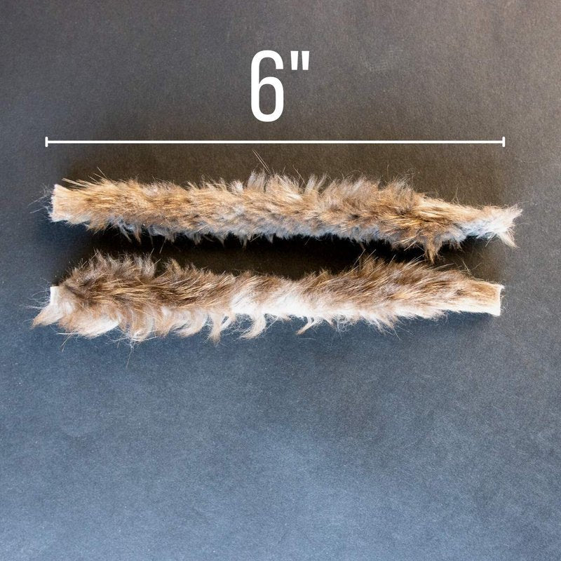Shatterproof Archery Beaver Fur Bowstring Silencers Bow String Silencers for Recurve & Longbow
