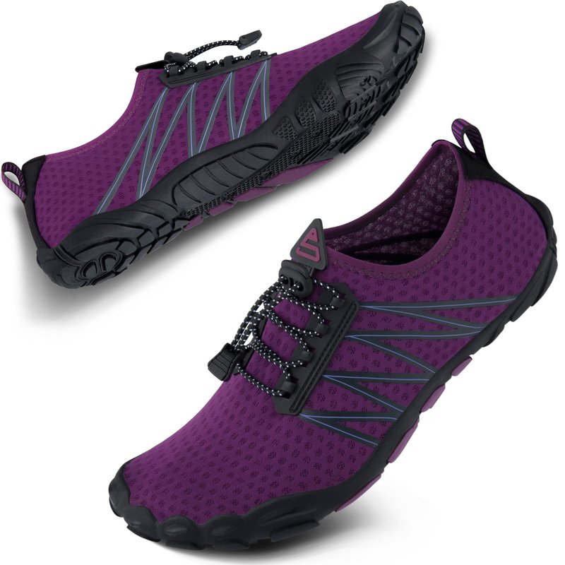 SEEKWAY Water Shoes Sports Quick-Dry Barefoot Aqua Beach Pool Lake Swim Boating Hiking Surfing Men Women Purple SP001