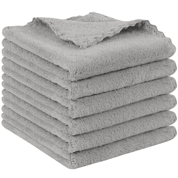 SUNLAND Microfiber Face Cloth Reusable Makeup Remover Facial Cleansing Towel