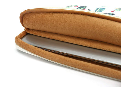 KAYOND 13 inch Laptop Sleeve, Compatible MacBook air 13.3 MacBook pro 13.3 and 12.5-13.3 inch Notebook Computer, Water Repellent Laptop Bag,Shockproof case (13-13.3 inch, Cactus)