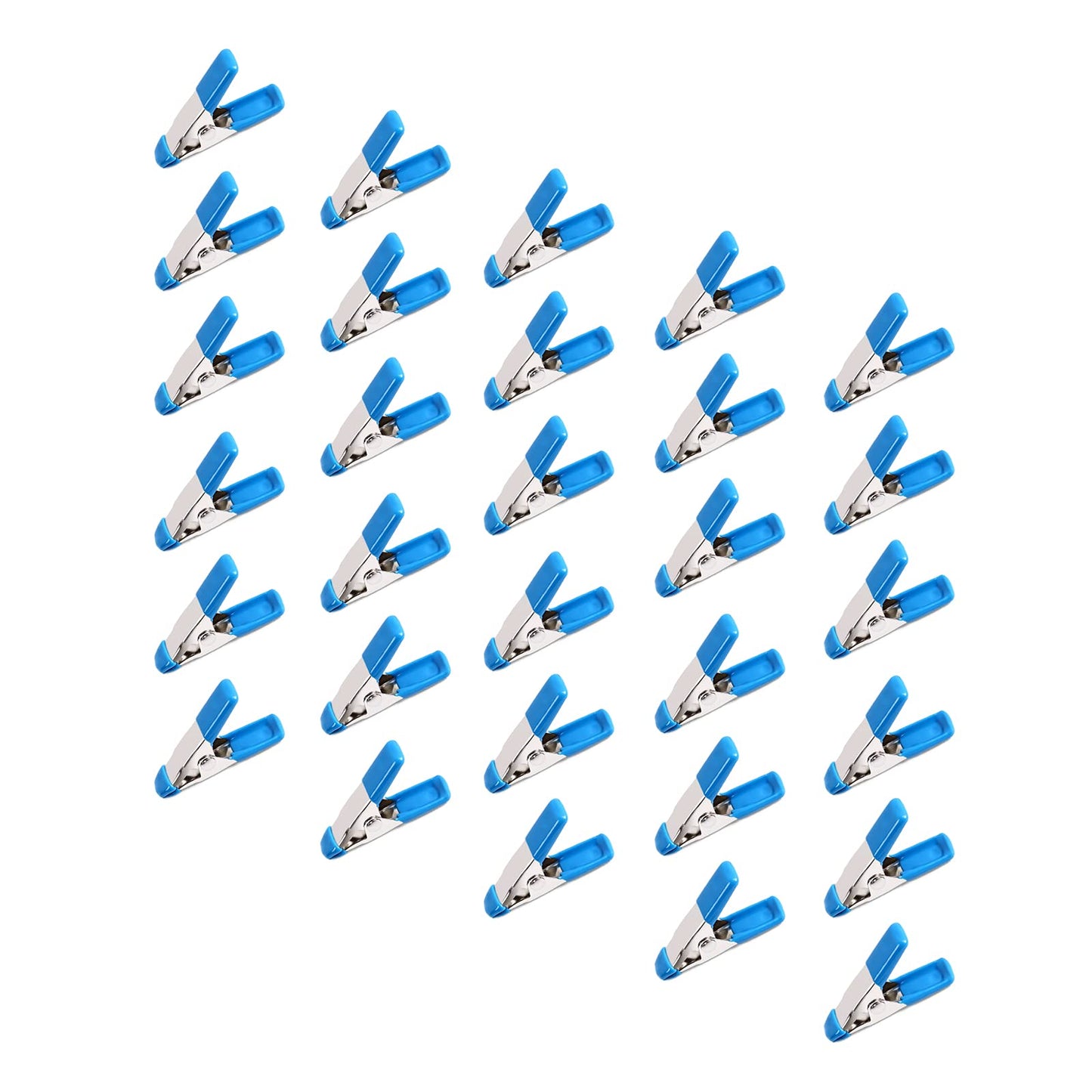 FASTORS Small Spring Clamps for Woodworking,Backdrop Clips,Mini Clamps for Crafts,Photography Studio and Muslin Backdrop,Metal Heavy Duty 2Inch 30PCS