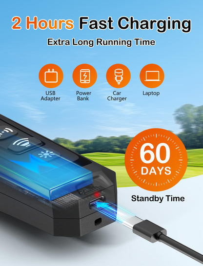 Dog Bark Deterrent Device - Ultrasonic Anti-Barking Devices with 3X Sonic Emitters, Fit for 6 Months to 8 Years & Rechargeable Bark Control - Safe for Dogs Training - Indoor & Outdoor (Black)