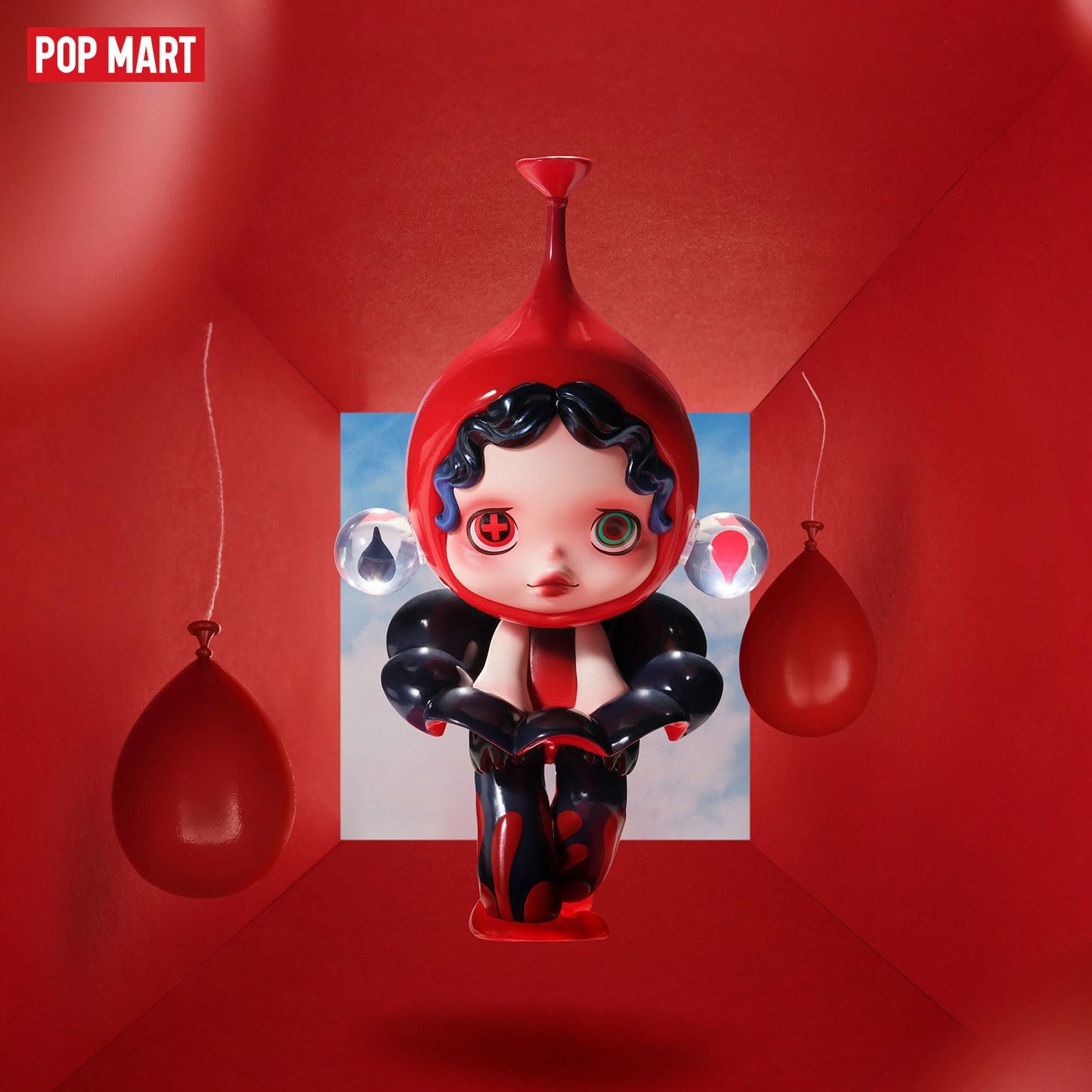 POP MART SKULLPANDA Image Of Reality Series Figures, SKULLPANDA Blind Box Figures, Random Design Action Figures Collectible Toys Home Decorations, Holiday Birthday Gifts for Girls and Boys, Single Box