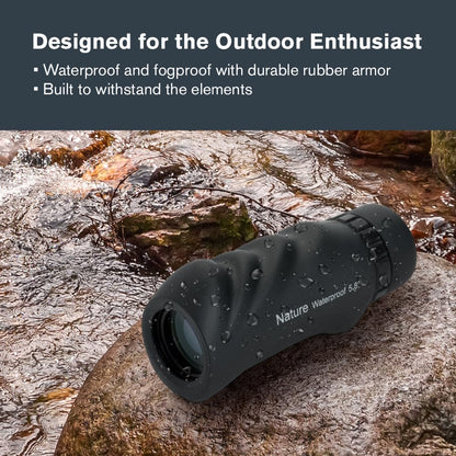 Celestron – Nature 10x25 Monocular – Ideal for Hiking and Wildlife Viewing – Multi-Coated Optics – 25mm Objective Lens – BaK-4 Prism –Twist-Up Eyecup – Waterproof & Fogproof