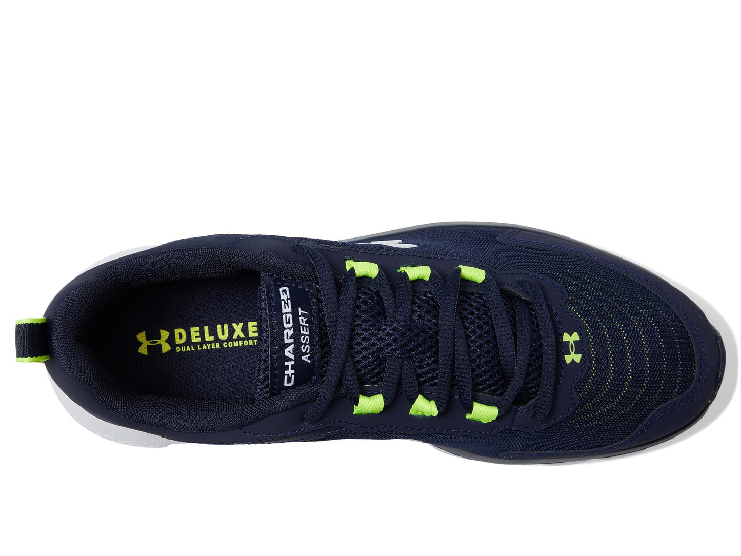 Under Armour Men's Charged Assert 9, (404) Midnight Navy/Yellow Ray/White, 9.5