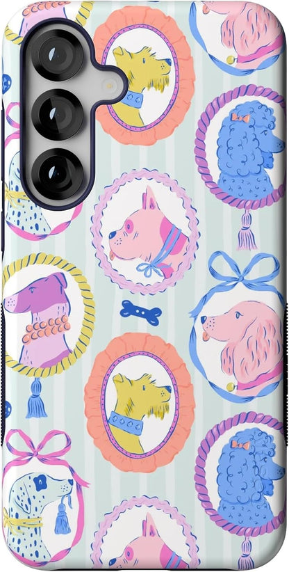 Casely Galaxy S25 Plus Case | Ink & Iris | Vintage Floral | Compatible with MagSafe | Bold Protective Design