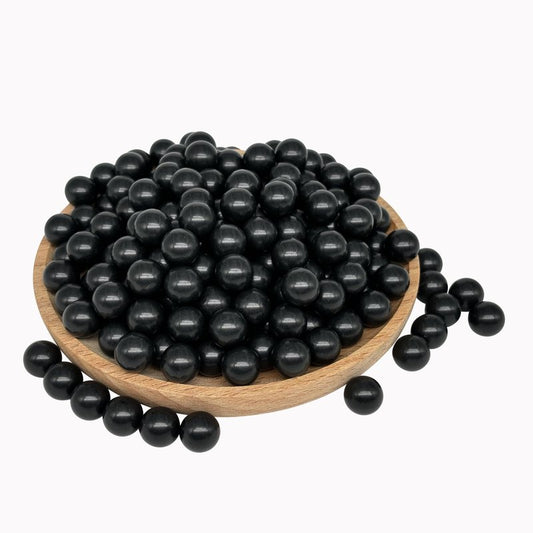 Lambid .43 Cal Reusable Hard Nylon Balls Solid 43 Caliber Solid Paintballs Compatible with T4E PPQ, G17 Gen 5 Target Practice and Home Defense (100 Counts, Black)