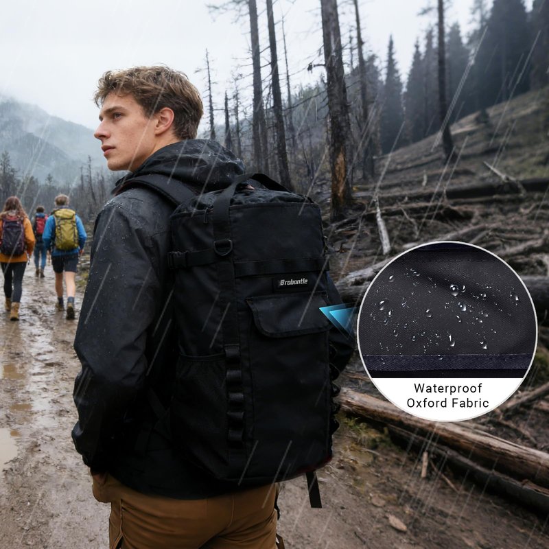 Brobantle Climbing Rope Bag,Large Capacity Arborist Rope Storage Bag,Waterproof Oxford Tree Rock Climbing Rope Backpack,Outdoor Climbing Gear Storage Bag with Hand Straps