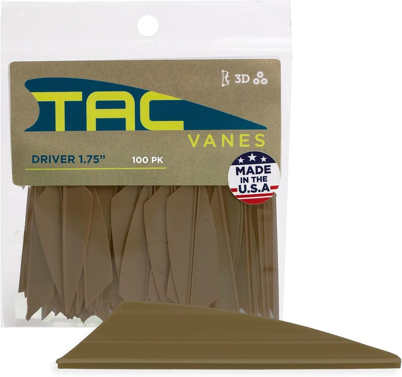 TAC Vanes Driver Hybrid Vanes for Archery Bowhunting | Durable, Lightweight Design