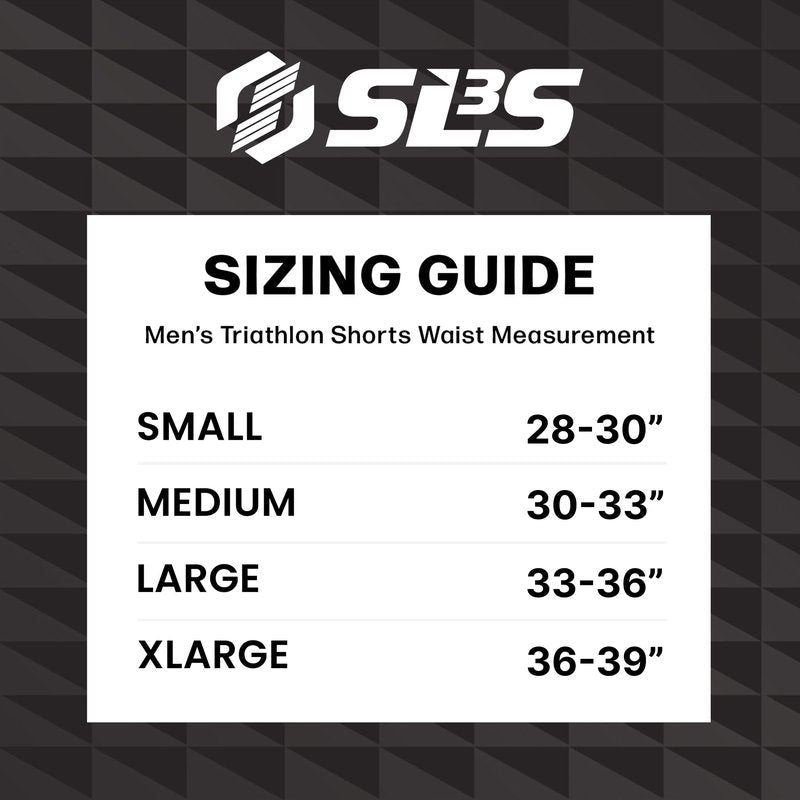 SLS3 Triathlon Shorts Mens – Tri Shorts Mens – 2 Pockets FRT – Designed by Athletes for Racing (Midnight Black, Small)