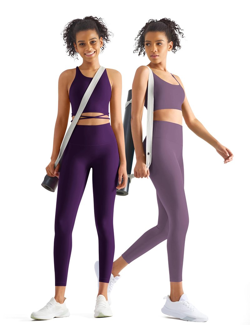 GYMGUN 3 Pack Leggings with Pockets for Women,High Waisted Tummy Control Workout Yoga Pants Reg & Plus Size