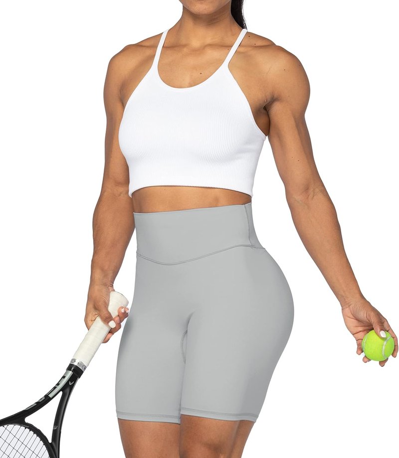 High Waist Biker Shorts for Women - No Front Seam, Squat Proof Yoga Gym Shorts | Comfortable & Stylish