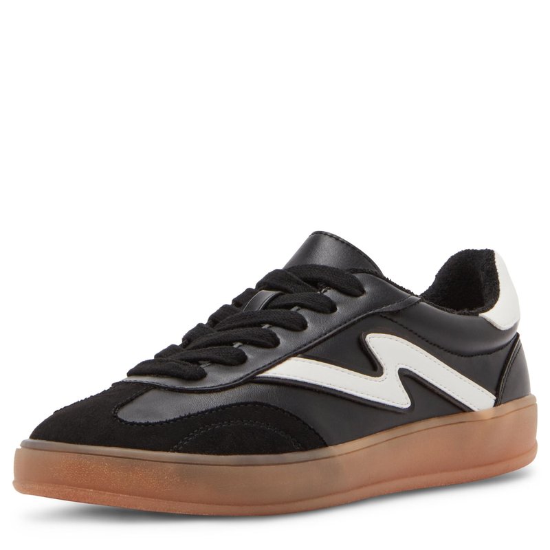 Madden Girl Women's Giia Sneaker, Black Multi, 8.5