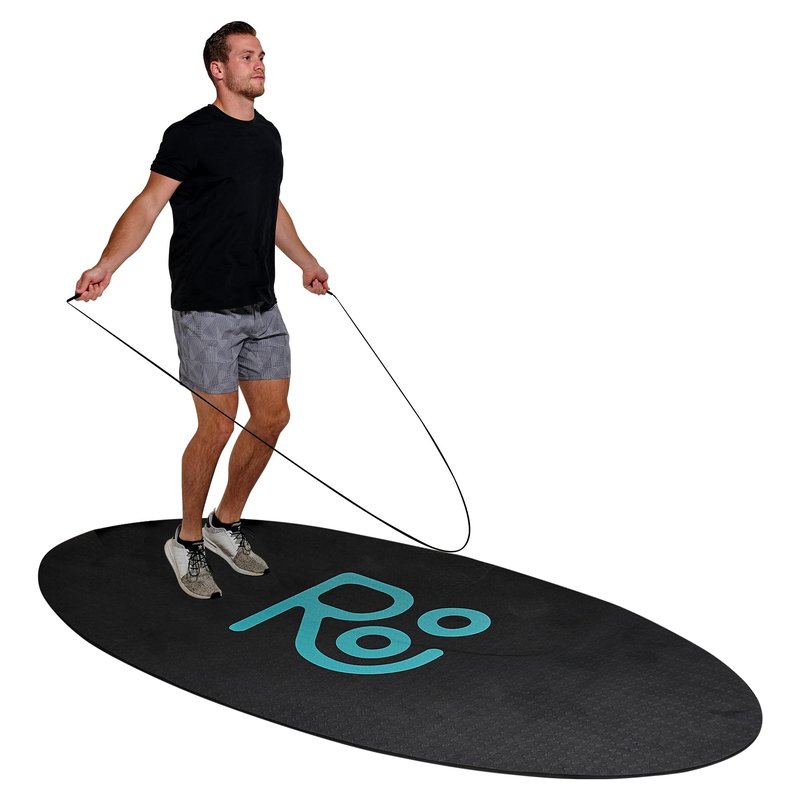 X-Large Roo Jump Rope Mat - 71"x36" The Ultimate Non-Slip Thick 6mm Jump Rope Mat Outdoor and Indoor Workouts - Prevents Injuries, Extends Jumprope Mat Life, Easy to Store and Clean - Comes with Carrying Case - Multi-Functional for Various Exercises