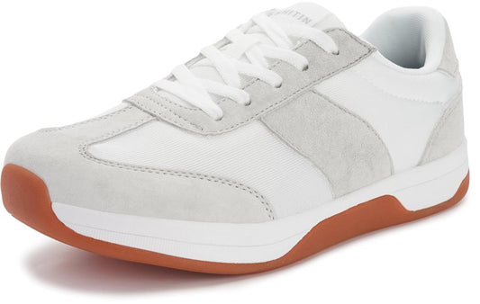 WHITIN Women's Zero Drop Wide Width Toe Box Training Road Running Shoes Size 8 Ladies Footwear Non Slip Casual Walking Workout Sneakers Grey 39