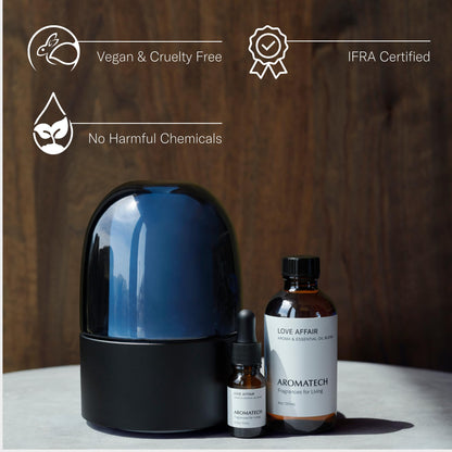 AromaTech The Hotel Aroma Essential Oil Blend: Luxury Hotel Inspired Aromatherapy with Lemon, Lavender, Peach & Pine for Ultrasonic Diffusers & Nebulizers - 0.3 fl oz, 10 mL