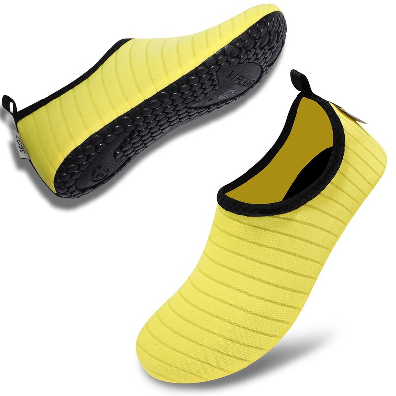 VIFUUR Water Sports Unisex Shoes Yellow - 5.5-6.5 W US/ 4.5-5.5 M US (36-37)