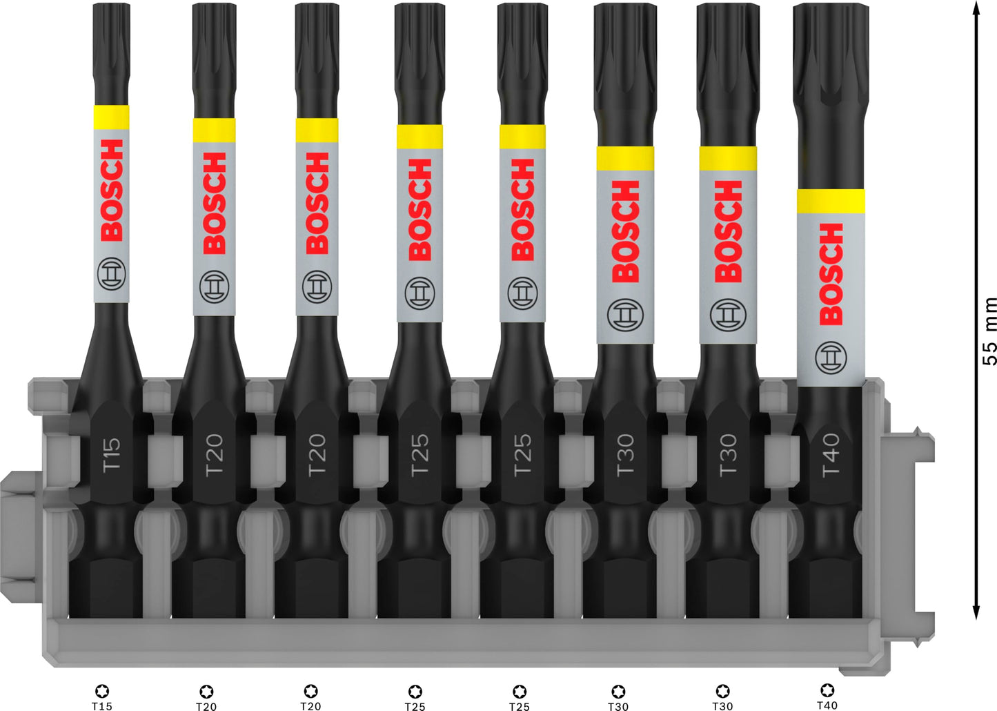 Bosch 8X PRO Torx Impact Bit (170 x 120 mm, Professional Accessory Screwdriver, Screwdriver)