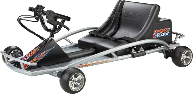 Electric Go-Kart for Ages 8+ | Razor Ground Force One - 12 MPH, 40 Min Runtime, Variable Speed Throttle