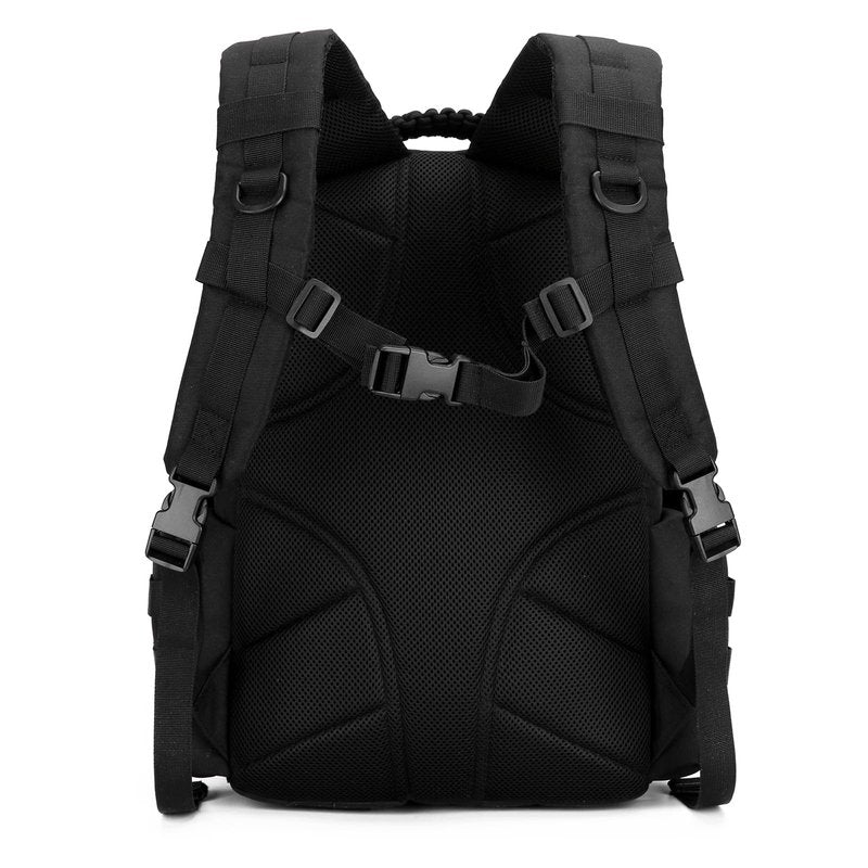 30L Military Tactical Backpack for Men 3 day Assault Pack Molle Backpack Tactical Hiking Rucksack (Black)