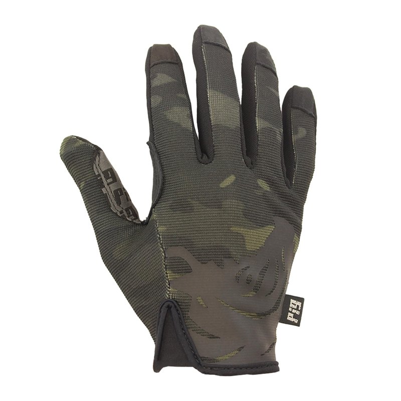 PIG Delta Utility Tactical Gloves, Touchscreen Compatible, High Dexterity, for Shooting, 1 Pair, Multicam Black, 2X-Large