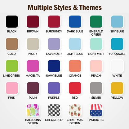 Exquisite 12-Pack Premium Plastic 84-Inch Round Tablecloth, Burgundy