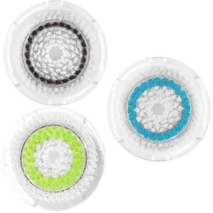 Facial Cleansing Brush Head Replacements Compatible with Clarisonic Mia 1, Mia 2, Mia Fit, Alpha Fit, Smart Profile Uplift, Deep Pore Face Brush Head Replacement Cleaning Tool(Mutil Color)