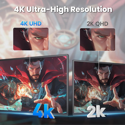 23.8'' Portable Monitor,FHD 1080P 100Hz IPS Laptop Screen Extender,USB-C HDMI Large Office Gaming Second Monitor Extender with Detachable Stand for Mac Windows PS5 Xbox Switch(Built-in Speakers)
