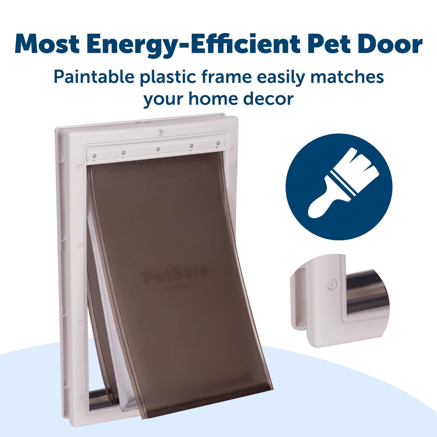 PetSafe Extreme Weather Pet Door Medium, Easy Install, Insulating, Weather Proof, Energy Efficient, 3 Flap System