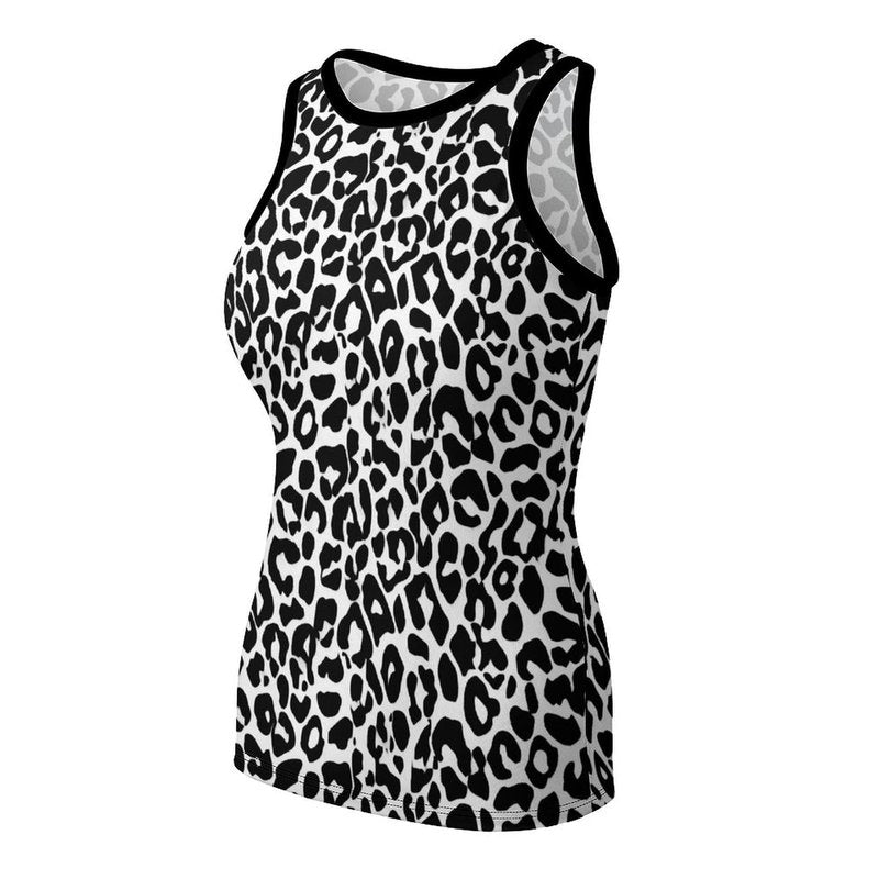 Costaric Camo Tops for Women Sleeveless Graphic Sexy Stretch Tight Tank Shirt Crew Neck Slim Fitted Vest T-Shirt Trendy Casual Summer Vacation Holiday Tee