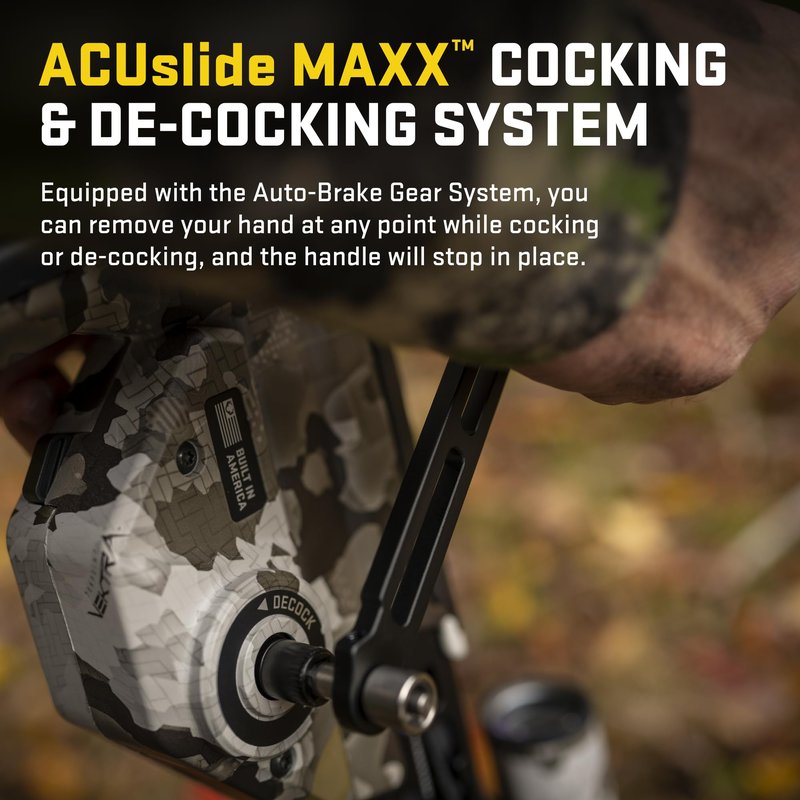TenPoint TX Ultra 26.5, Vektra - 410 FPS - Our Shortest Forward Draw Crossbow Ever - Equipped with Burris Oracle X Rangefinding Scope + ACUslide MAXX Cocking & De-Cocking System