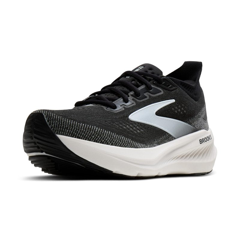 Brooks Women’s Glycerin 23 Neutral Running Shoe - Black/Grey/White - 5.5 Medium