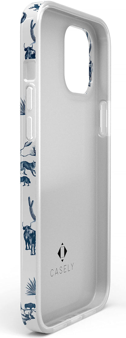 Casely iPhone 12/12 Pro Case | Field of Flowers | Pastel Floral | Classic Ultra Slim Design