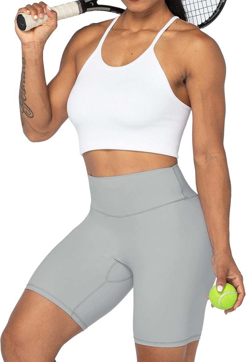 High Waist Biker Shorts for Women - No Front Seam, Squat Proof Yoga Gym Shorts | Comfortable & Stylish