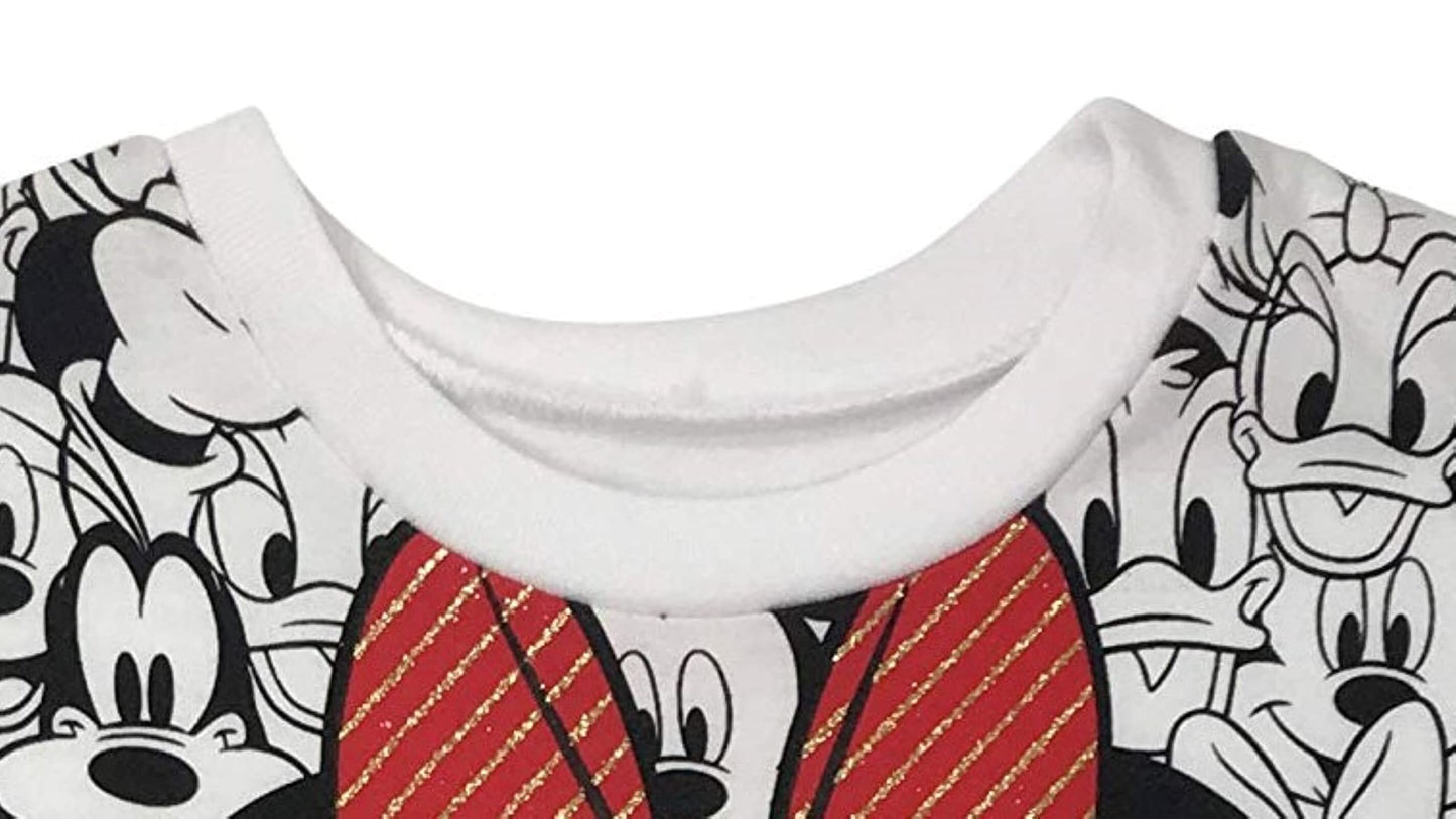 Disney Minnie Mouse Toddler Girls Dress White/Red 2T