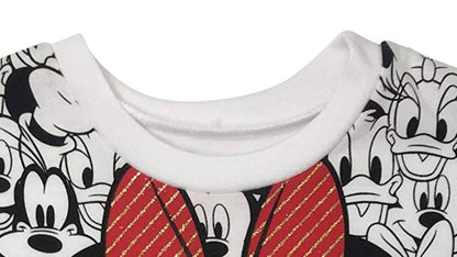 Disney Minnie Mouse Toddler Girls Dress White/Red 2T