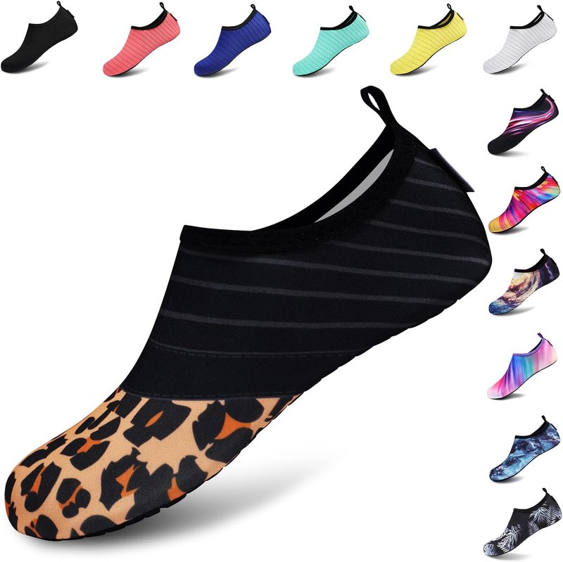 VIFUUR Water Sports Shoes - Barefoot Quick-Dry Aqua Yoga Socks | Slip-On Design for Men & Women