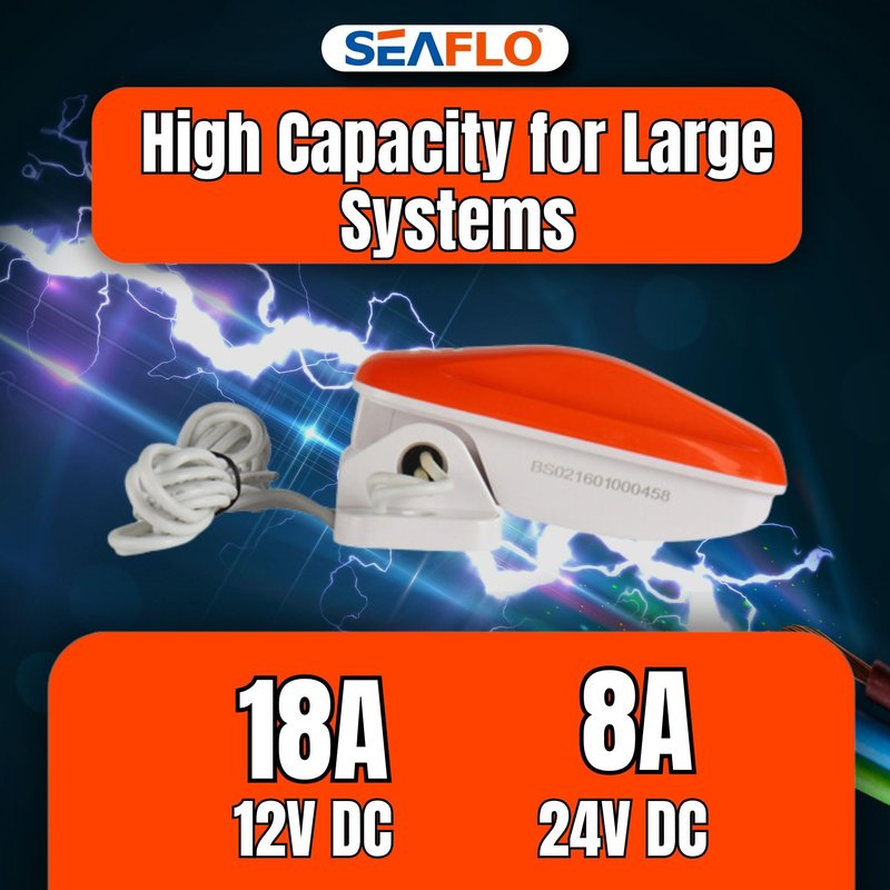 SEAFLO 02-Series Bilge Pump Float Switch for 12V, 24V, 32V