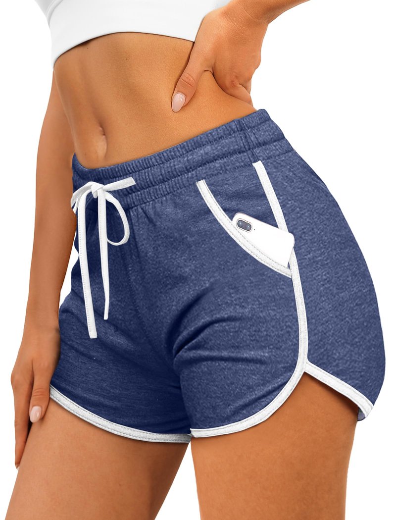 Aloodor Athletic Shorts for Women Summer Outfits Soft Comfy Biker Gym Shorts Early Spring Fashion