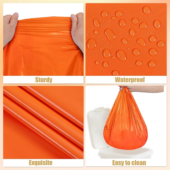 6 Packs Disposable Plastic Tablecloths Red Yellow and Orange Rectangle Waterproof Tablecloth Warm Color Table Covers for Halloween Christmas Children's Carnival Party Decoration,54 x 108 Inch