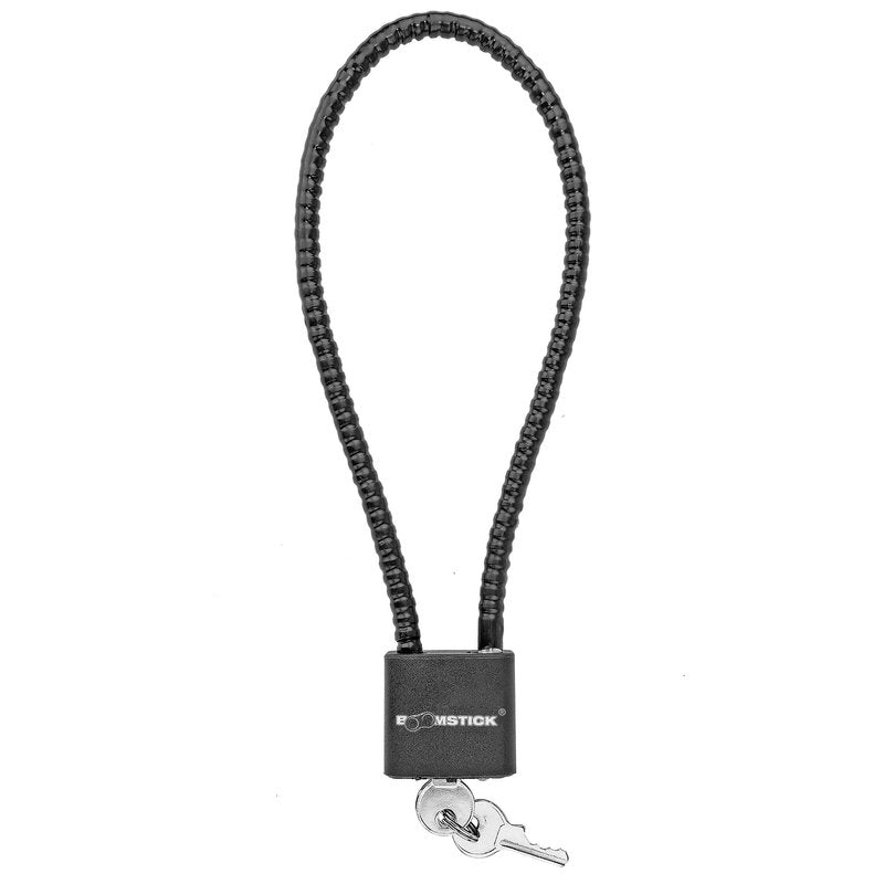 BOOMSTICK Cable Gun Lock 15 in Cable Length, Trigger Pistol Shotgun Rifle Child Safety Steel Cable - Keyed Alike