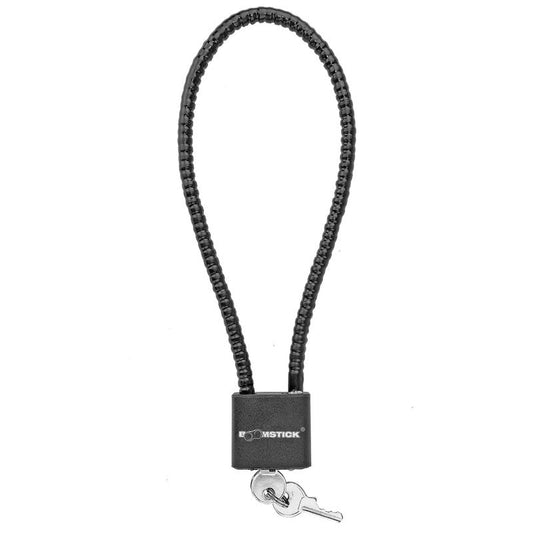 BOOMSTICK Cable Gun Lock 15 in Cable Length, Trigger Pistol Shotgun Rifle Child Safety Steel Cable - Keyed Alike