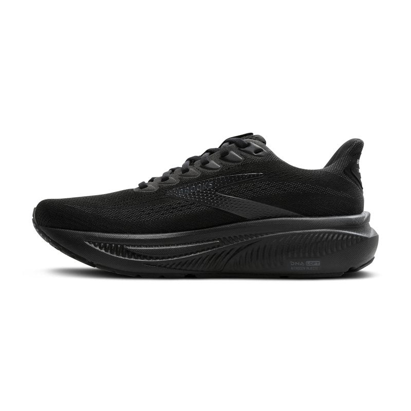 Brooks Men’s Ghost 17 Neutral Running Shoe - Black/Black/Ebony - 14 Wide