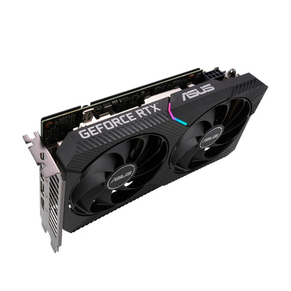 ASUS GeForce RTX 3060 12G DUAL V2 OC Gaming Graphics Card - 1867MHz Boost Clock, GDDR6, PCIe Gen 4, DLSS 2, 1x DP v1.4a, 1 x HDMI 2.1, 1 x DVI-D (Supports 4K)